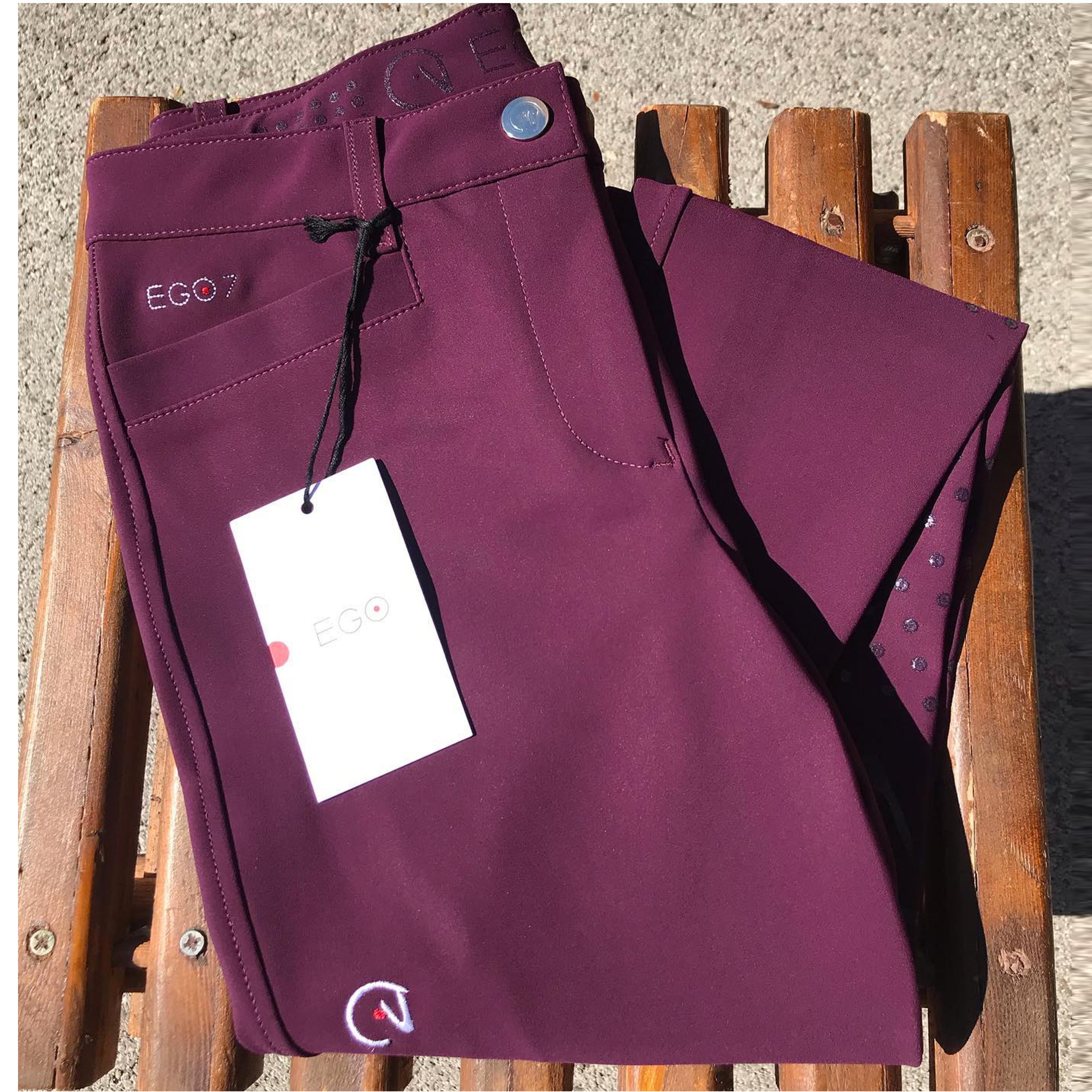 PANTALONE EGO7 DONNA BORDEAUX TG 44