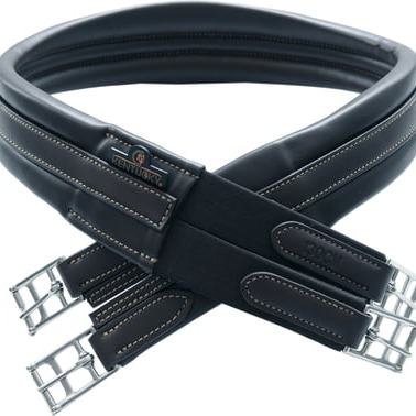 YOUNG HORSE GIRTH BLACK 125 CM