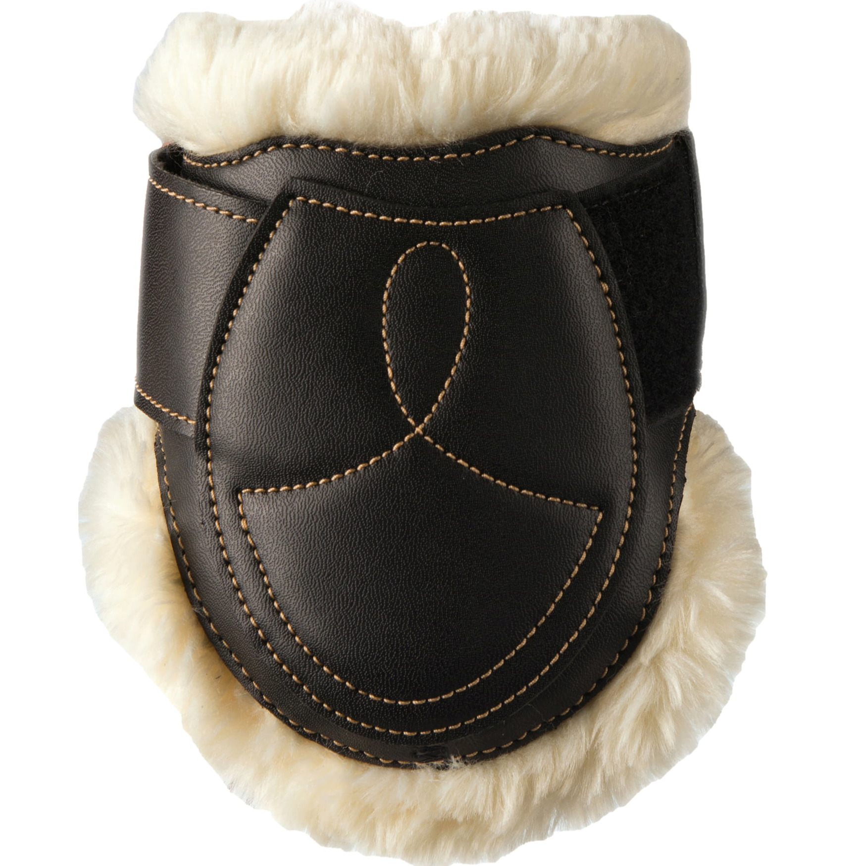 Sheepskin Leather Fetlock Boots Velcro