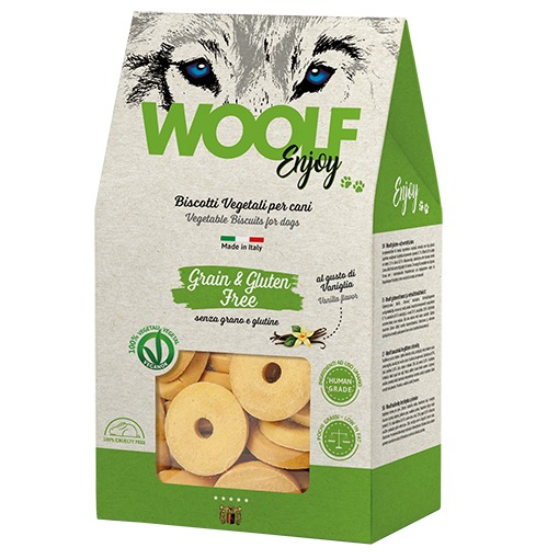 Biscotti Woolf senza glutine e grano