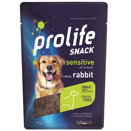 Prolife Snack Sensitive Grain Free per Cani con Coniglio da 90 gr