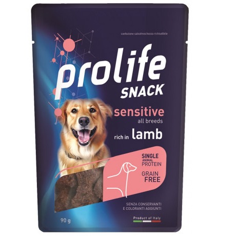 Prolife Snack Sensitive Grain Free per Cani con Agnello da 90 gr