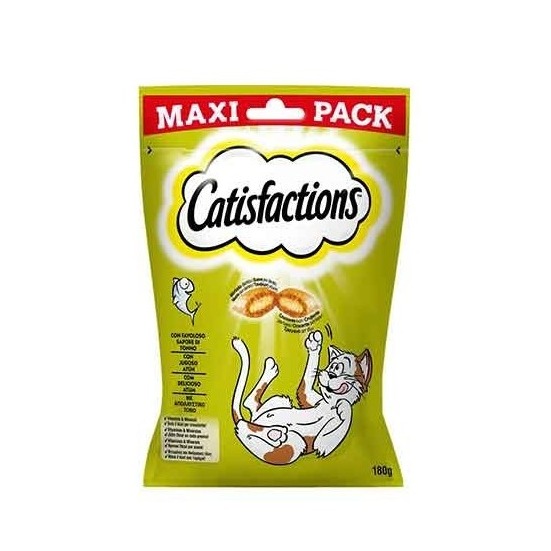 Catisfactions Con Tonno Maxi Pack 180 g