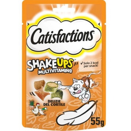 Catifactions Shake Ups Multivitamins per Gatti Delizie del Cortile da 55 gr