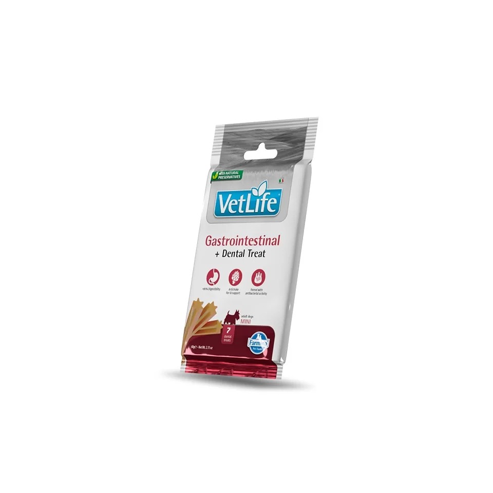 Farmina vet life snack cane mini gastrointestinal + dental treat 60 gr